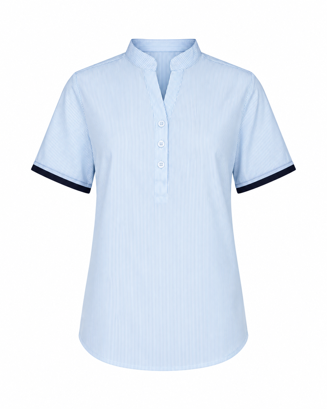 Blusa manga corta azul