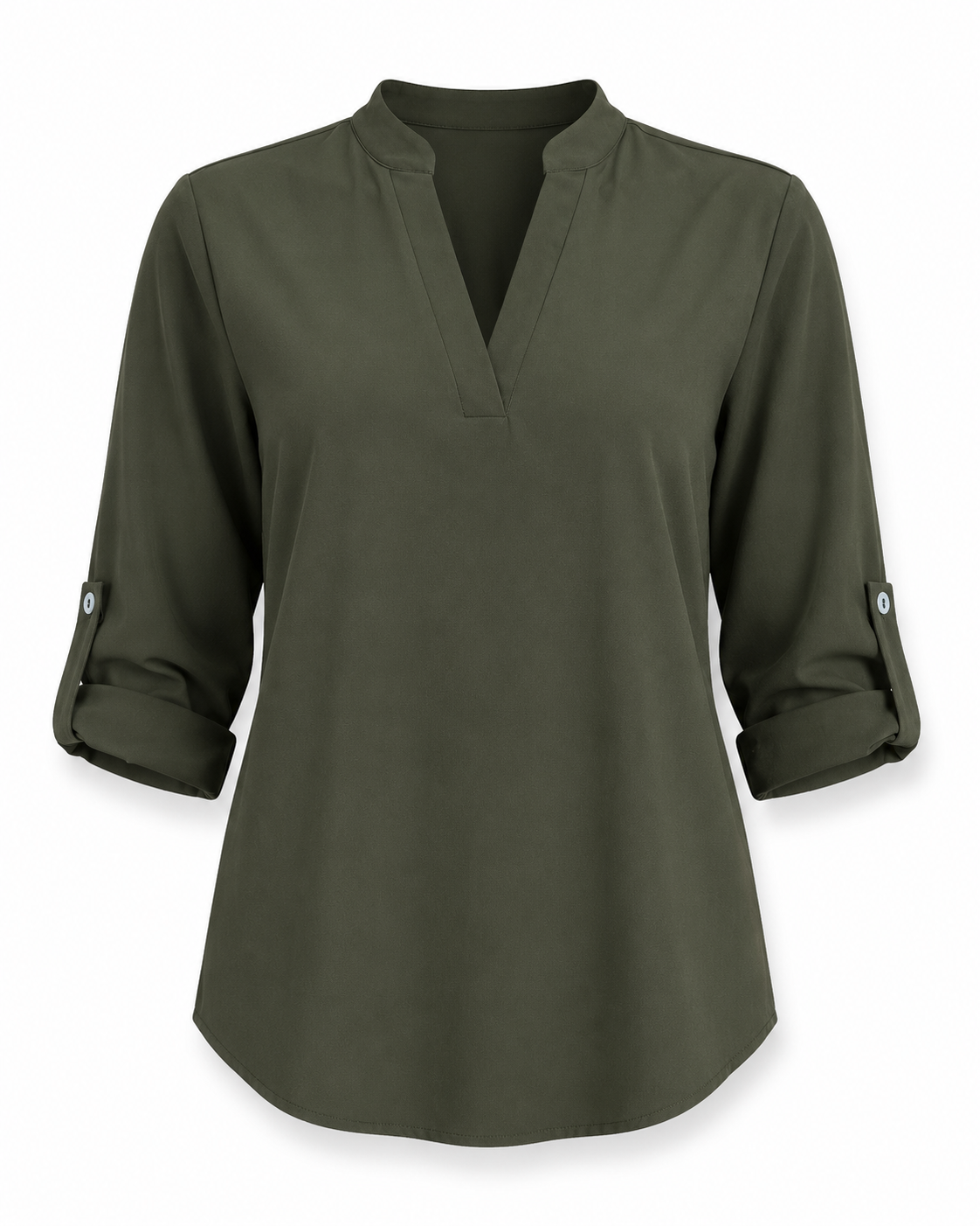 Blusa administrativa verde