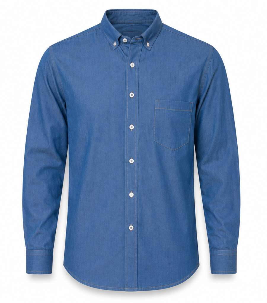 Camisa administrativa chambray