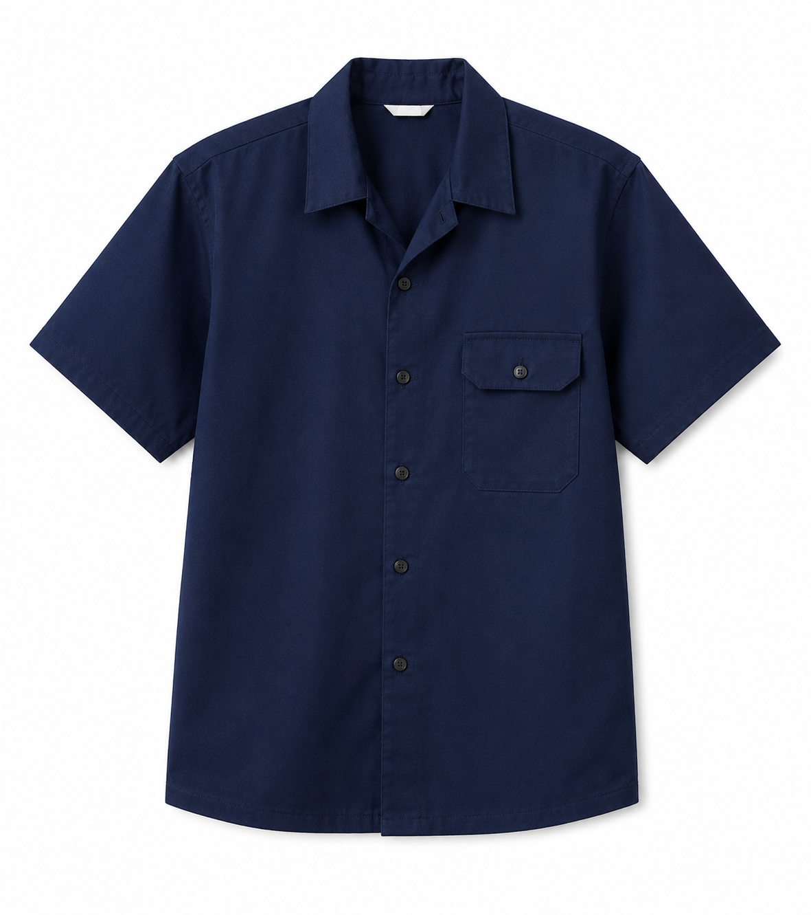 Camisa de dril azul